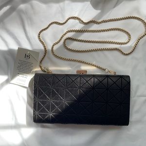 LaBante London Vegan black clutch/handbag